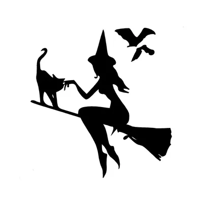 Ведьма На Метле — стоковая векторная графика и другие изображения на тему  Хэллоуин - Хэллоуин, Поп-арт, Стиль ретро - iStock