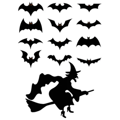 Ведьма На Метле С Черной Кошкой — стоковая векторная графика и другие  изображения на тему Ведьма - Ведьма, Ведьмин колпак, Векторная графика -  iStock