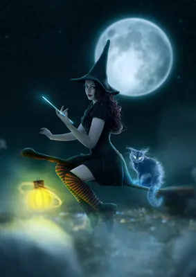 Создаём фэнтези-коллаж «Ведьма из Хогвартс» в Photoshop | Ведьма, Фэнтези,  Хогвартс
