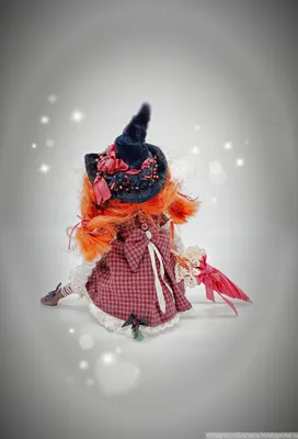 Кошечка-ведьмочка крючком. Амигуруми схемы и описания. Автор: Sachiyo Ishi  | IRINELY.ART