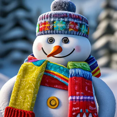 Фарфоровая фигурка Снеговика, …» — создано в Шедевруме