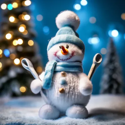 Емкость для хранения – керамическая статуэтка снеговика в фуражке  \"Рождественская хижина\" Certified International - купить в Киеве (Украине)  | Магазин Villa Grazia