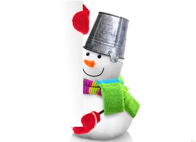 Чувствуемое снеговика ведро Стоковое Фото - изображение насчитывающей  украшение, артикулированное: 194520650