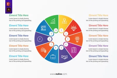 Business presentation design template powerpoint Vector Image