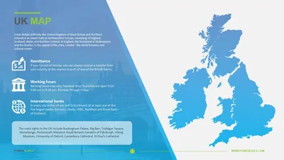 Free Maps United Kingdom PowerPoint
