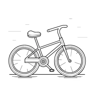 Иллюстрация черно-белого Lineart перевозки велосипедов для рисования  Иллюстрация штока - иллюстрации насчитывающей иллюстрация, рука: 174997128