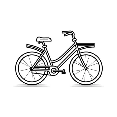 Нарисованного велосипеда (71 фото) - красивые картинки и HD фото