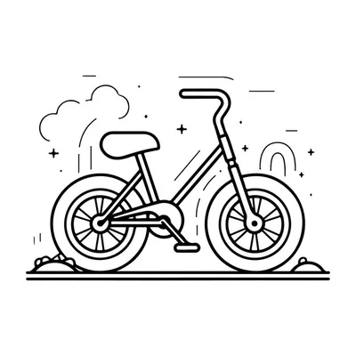 Непрерывное рисование одной линии в стиле минимализма велосипедов или  велосипедов Иллюстрация вектора - иллюстрации насчитывающей отдых, потеха:  164730163