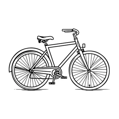 рисунок детский велосипед раскраски страницы на белом фоне наброски эскиз  вектор PNG , рисунок крыла, рисунок кольца, рисунок велосипеда PNG картинки  и пнг рисунок для бесплатной загрузки