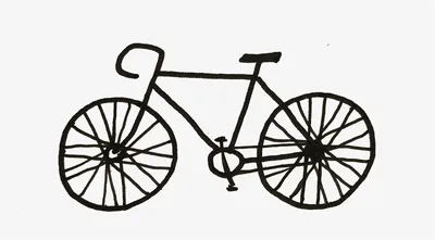 Свободное Рисование Велосипеда Активных Прогулок Векторное изображение  ©chronicler101 400130072