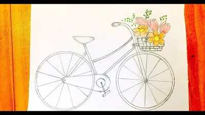 Детский велосипед со съемными тренировочными колесами, контурный векторный  рисунок на белом фоне, вид сбоку Stock Vector | Adobe Stock