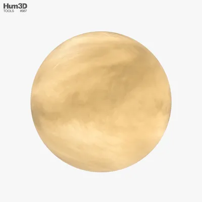 Венера 3D модель - Скачать Космос на 3DModels.org