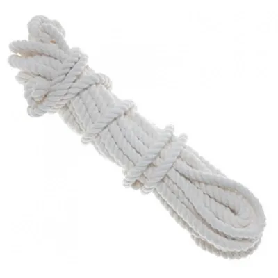 Веревка хлопковая плетеная Стройбат 4 мм х 30 м купить недорого в  интернет-магазине крепежа и скобяных изделий Бауцентр