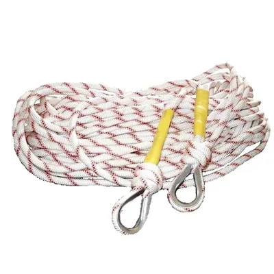 Веревка (шнур) якорная плетеная полиэстр 6 мм черная, длина 1 м — купить в  интернет магазине, цена, характеристики, отзывы | OPTIMYS