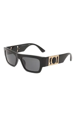 Женские черные солнцезащитные очки VERSACE купить в интернет-магазине ЦУМ,  арт. 4416U-GB1/87