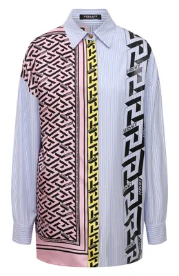 Женская разноцветная шелковая рубашка VERSACE купить в интернет-магазине  ЦУМ, арт. 1003976/1A02884