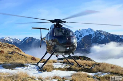 Фотообои \"Вертолет на вершине горы\" - Арт. 230023 | Купить в  интернет-магазине Уютная стена