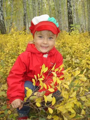 Золотая осень и весёлая Дашулька - Семейный и детский фотограф Елена  Вощикова