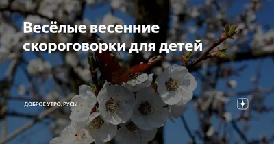 Интересные факты о весне | MissTeacher | Дзен