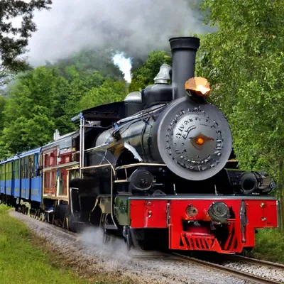 5555334 Железная дорога «Веселый паровозик», работает от батареек купить в  Екатеринбурге цене от 983 руб