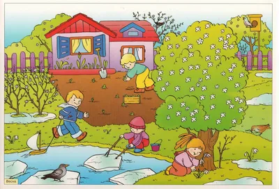 Картинки весны для детского сада