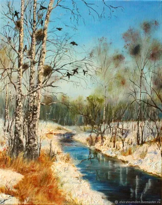 Весна идет» картина Катышева Антона маслом на холсте — купить на ArtNow.ru