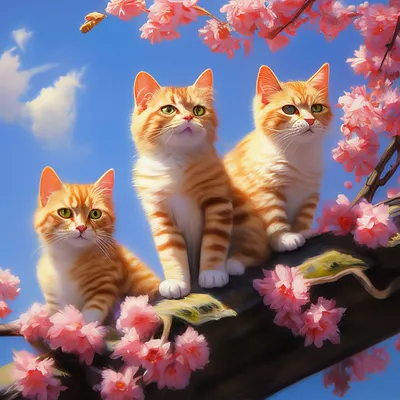Коты Весна Любовь | Украшения, Свадебные открытки, Вязаные игрушки