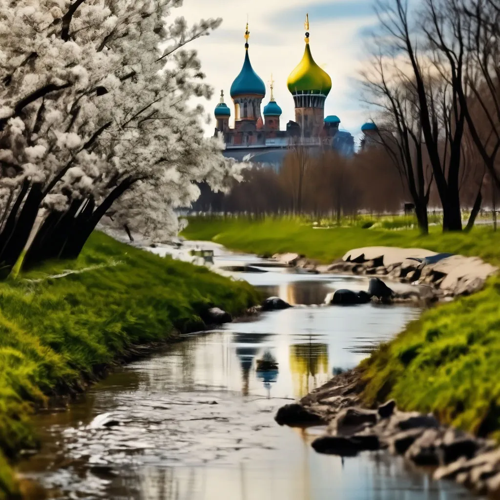 Картинка весна в городе