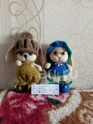 Вязаная игрушка AMIGURUMI.JOY Амигуруми Зайка купить по цене 1581 ₽ в  интернет-магазине Детский мир