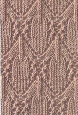 Схемы узоров спицами. 12 красивых ажурных вариантов – Paradosik Handmade -  вязание для начинающих и профессионалов