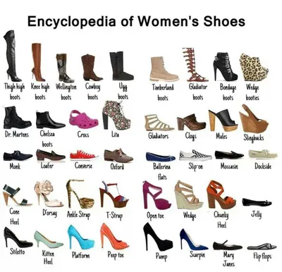 Все виды женской обуви на английском #english #vocabulary #английский #обувь  #женскаяобувь | Fashion vocabulary, Fashion terms, Fashion infographic