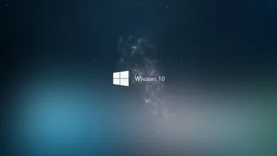 Обои на рабочий стол Логотип ОС Windows 10, обои для рабочего стола,  скачать обои, обои бесплатно