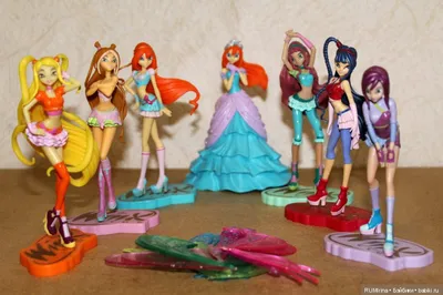 Игровая кукла - Комплект семи фигурок Winx Club Беливикс + три неопознанные  принцессы Disney. ЦЕНА НИЖЕ! купить в Шопике | Тула - 570317