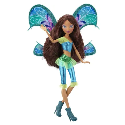 Шарнирная кукла 'Лейла Беливикс' (Aisha Believix), из серии 'Делюкс', Winx  Club, Jakks Pacific [42410]