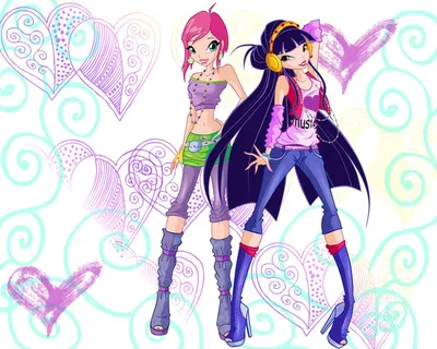 Кукла Winx Гармоникс Флора Синие купить по низкой цене в Киеве, Харькове,  Одессе, Украине