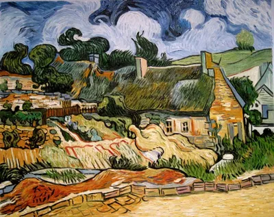 Поле с зеленой пшеницей (картина) — Винсент Ван Гог