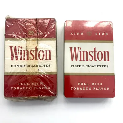 Vintage Winston Cigarettes Playing Cards Advertising Tobacco Sealed Paper  Crafts | eBay