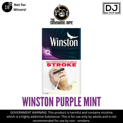 WINSTON SPARKLING MENTHOL 5 BOX / Tar:5mg Nicotine:0.4mg | ANA DUTY FREE  SHOP