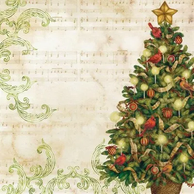 New Year tree | Рождественские издания, Бумага для скрапбукинга,  Рождественские картинки