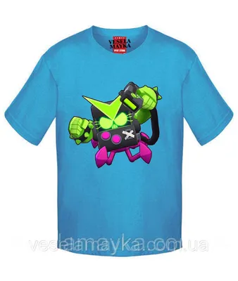 Brawl Stars T-Shirts: Printed Virus 8-Bit | Brawler Stars