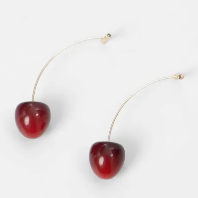 Дизайнерские серьги вишни, вишенки - артикул 2231351156 - купить в  интернет-магазине ювелирной бижутерии L'attrice