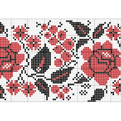 Схема Рушник для Свадебных Икон для вышивки бисером и нитками на ткани  (ТР055пн3099)