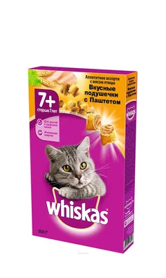 Вискас влажный корм для кошек с курицей в желе, 75г, WHISKAS