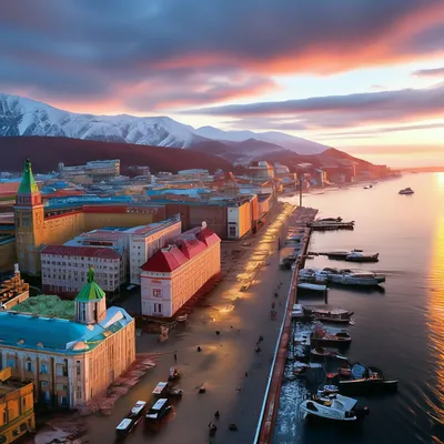 Владивосток - крупный портовый город на Дальнем Востоке» — создано в  Шедевруме