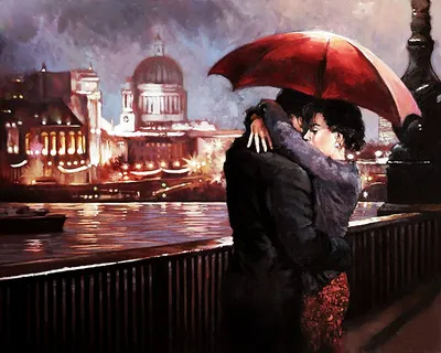 Влюбленные на мосту | картина по номерам на 50х40 купить по цене 344 ₽ в  интернет-магазине KazanExpress