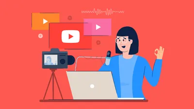Daily vlog concept. stock illustration. Illustration of graphic - 95516686