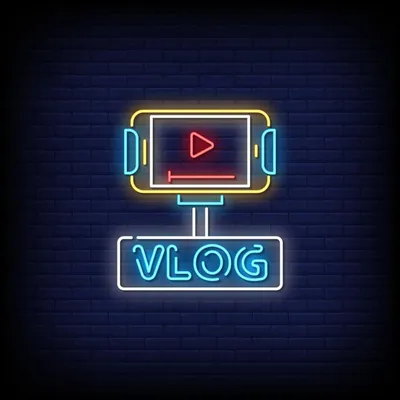 Vlog Vector Art, Icons, and Graphics for Free Download