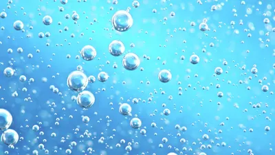 Скачать обои Под водой, пузыри, зеленая вода на рабочий стол из раздела  картинок Необычные