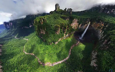 Водопад Анхель, Венесуэла, Южная Америка. Высота, координаты, карта, фото,  видео, как добраться – Туристер.Ру