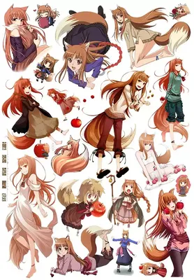 Волчица и пряности | ВКонтакте | Spice and wolf, Spice and wolf holo, Anime  wolf girl